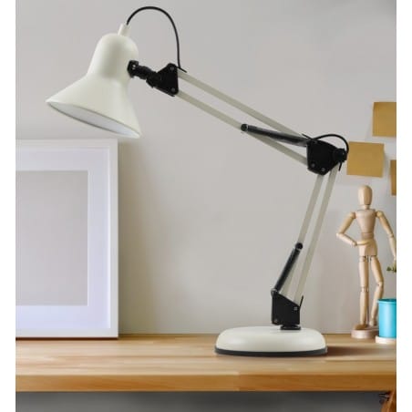 Tiago biała regulowana lampa biurkowa z regulacją 1xGU10