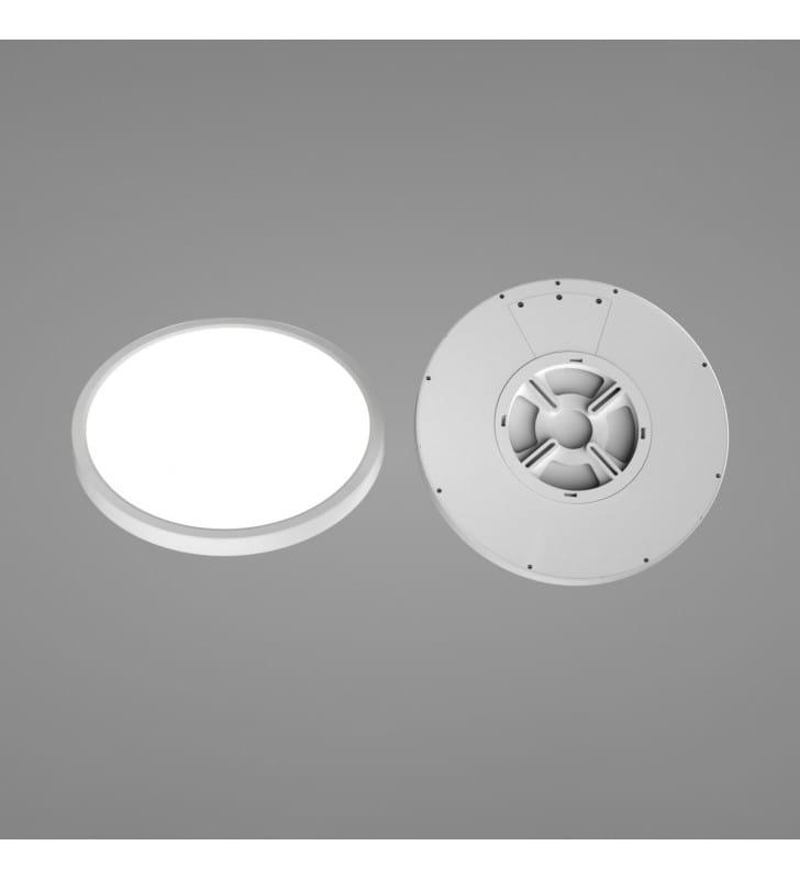 Biały nowoczesny plafon LED Alata 48cm