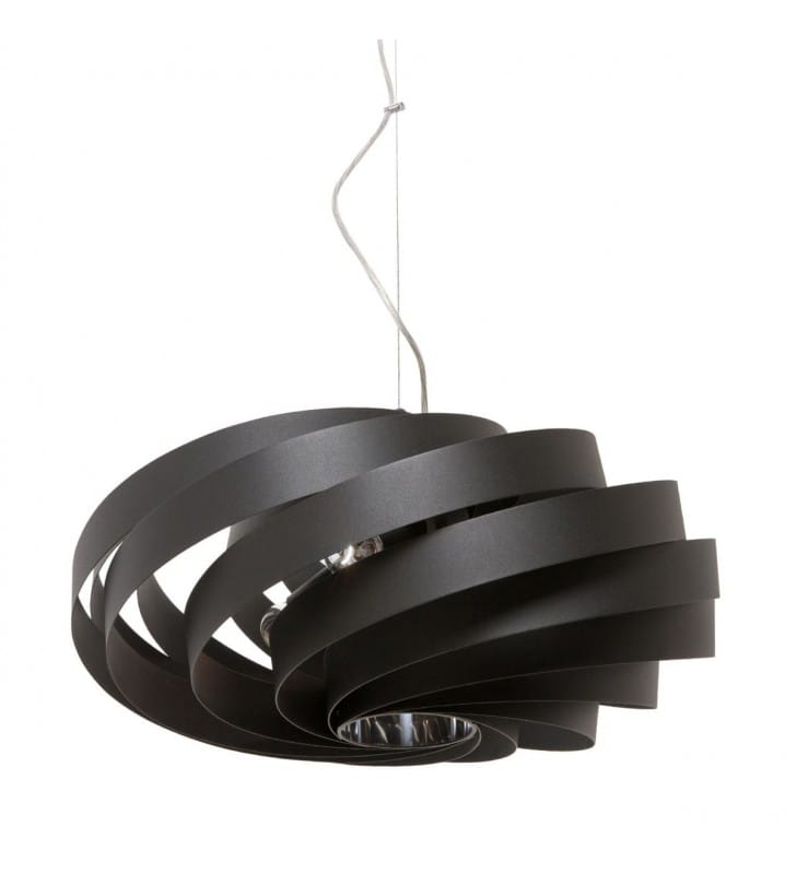 Lampa wisząca Vento czarna z metalu nad stół w jadalni 60cm 4xE27
