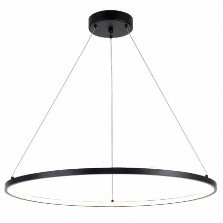 60cm minimalistyczna lampa wisząca Horik LED wąski pierścień nad stół zmiana barwy światła