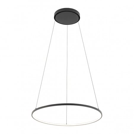60cm minimalistyczna okrągła lampa wisząca Circolo LED 4000K obręcz do salonu kuchni