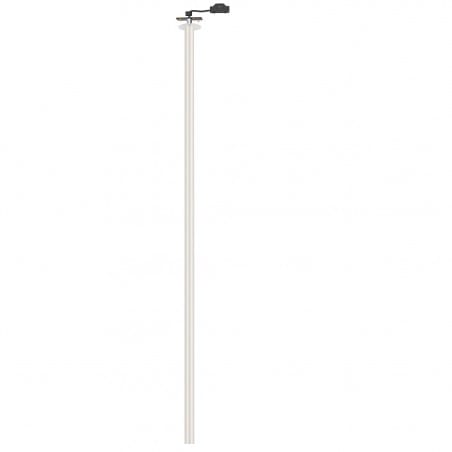 Wysoka biała podtynkowa lampa sufitowa Laser długi wąski klosz 110cm