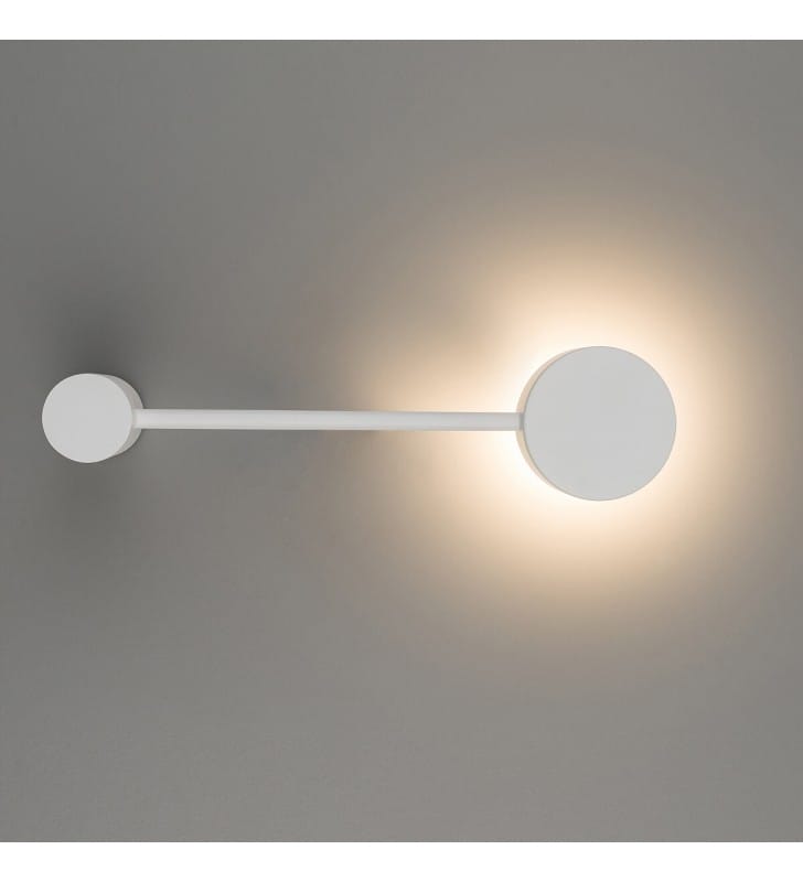 Orbit minimalistyczna biała lampa ścienna do salonu oświetlenie dekoracyjne