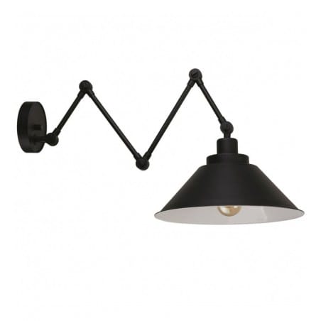 Czarna nowoczesna lampa ścienna Pantograph regulowane ramię Nowodvorski